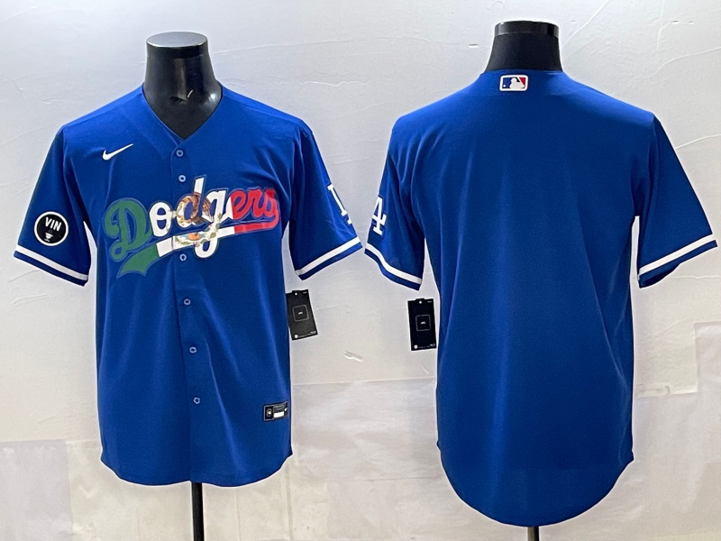 Men Los Angeles Dodgers blank blue Nike 2025 MLB All Star Jersey 006